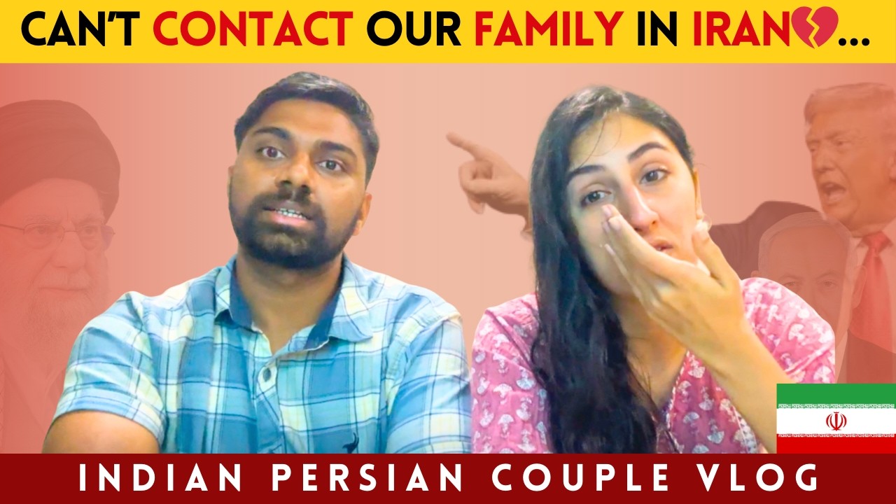 we cant contact our family in iran internet shut down indian persian couple vlog