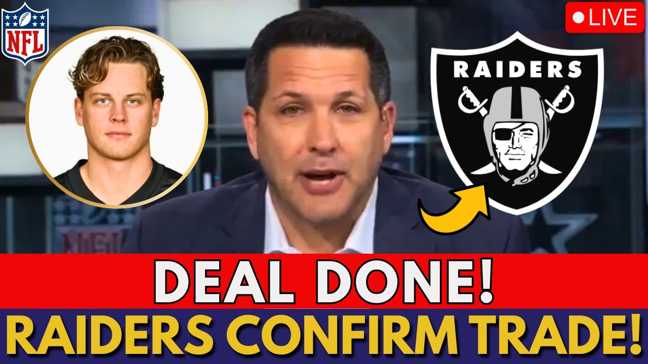 CONFIRMED NOW! RAIDERS MAKING 2 TRADES! JOE BURROW HEADING TO LAS VEGAS? LAS VEGAS RAIDERS NEWS 1 confirmed now raiders making 2 t
