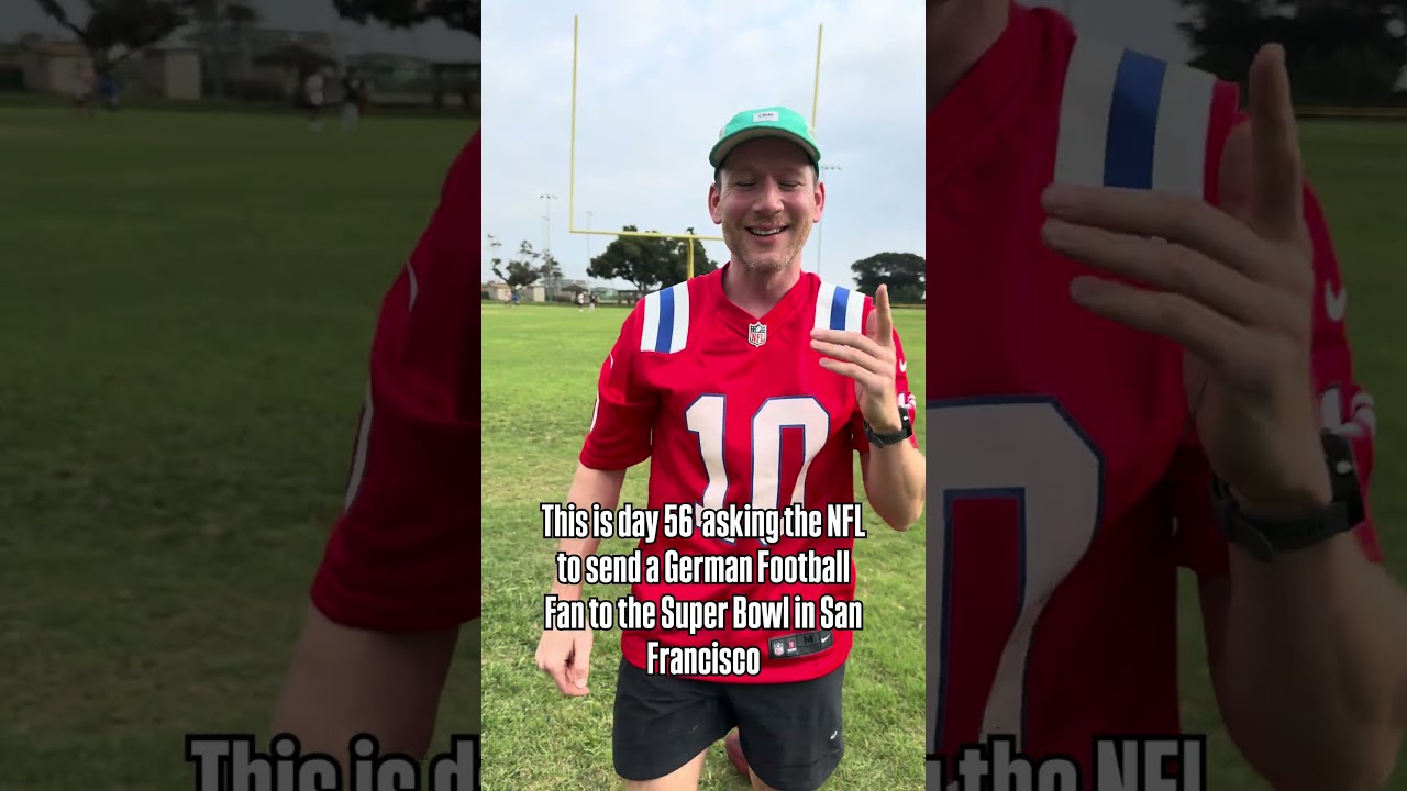 Day 56 of asking the NFL to send a German football fan to the Super Bowl in San Francisco @NFL #nfl 2 day 56 of asking the nfl to send