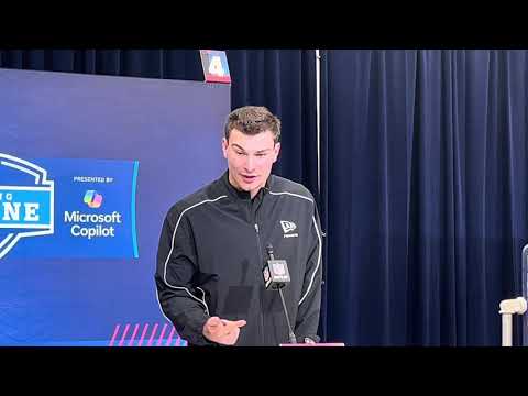 Fernando Mendoza Press Conference At 2026 NFL Combine. Fernando Mendoza Talks To The Media Vlog 2 fernando mendoza press conferenc