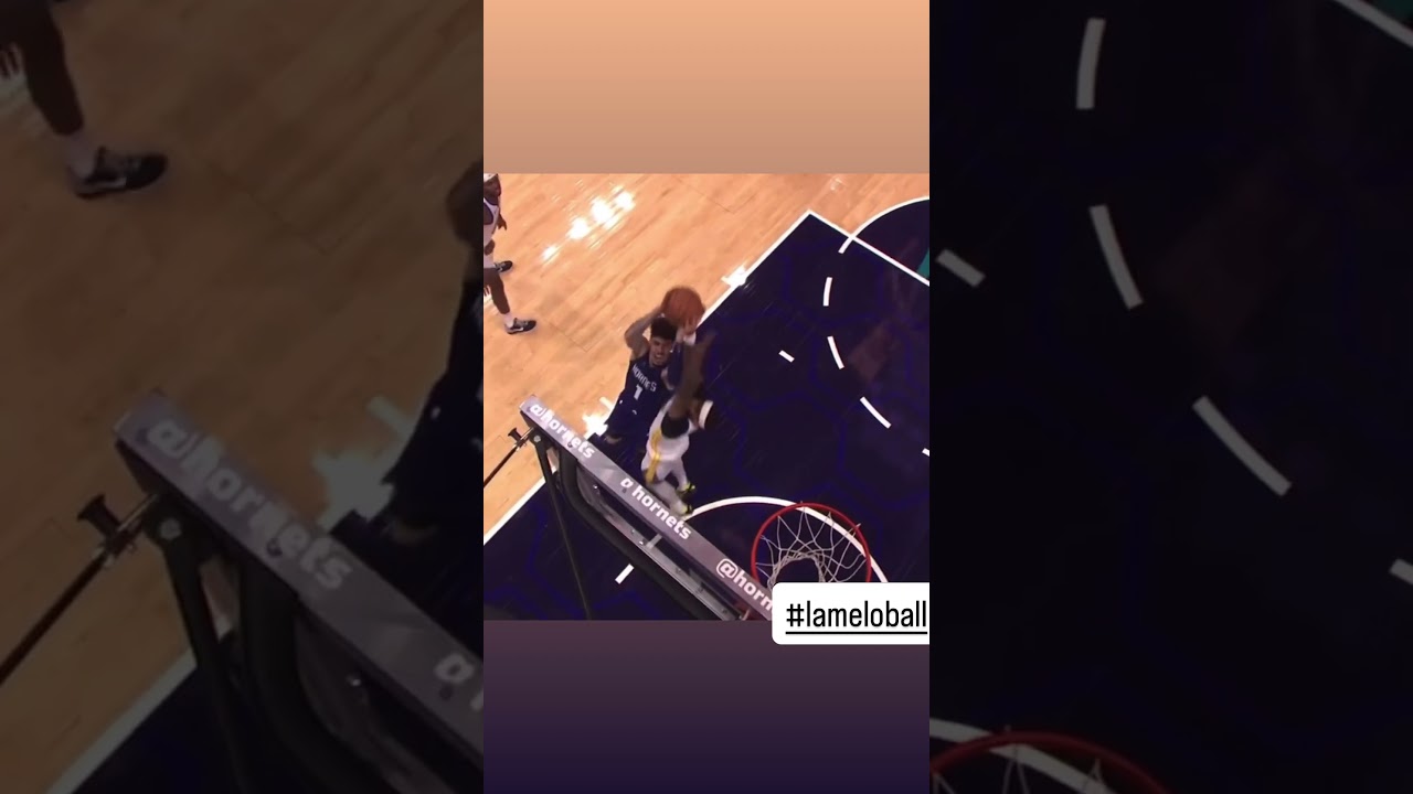 #lamelloball vs #goldenstatewarriors 2025 #nbahighlights #nbashorts #nba #charlottehornets #esporte 2 lamelloball vs goldenstatewarrio