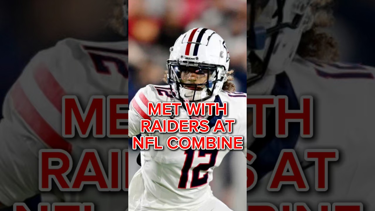 Raiders News: Las Vegas has met with Arizona safety Genesis Smith at the NFL Combine #shorts #nfl 1 raiders news las vegas has met w