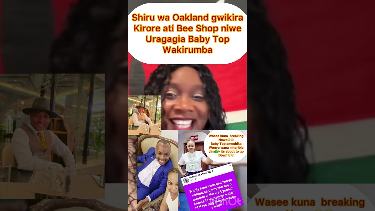 Shiru Wa Oakland Gwikira Kirore ati uria uragagia Baby Top Wakirumba ti ungi tiga Bishop wa Bypass 2 shiru wa oakland gwikira kirore