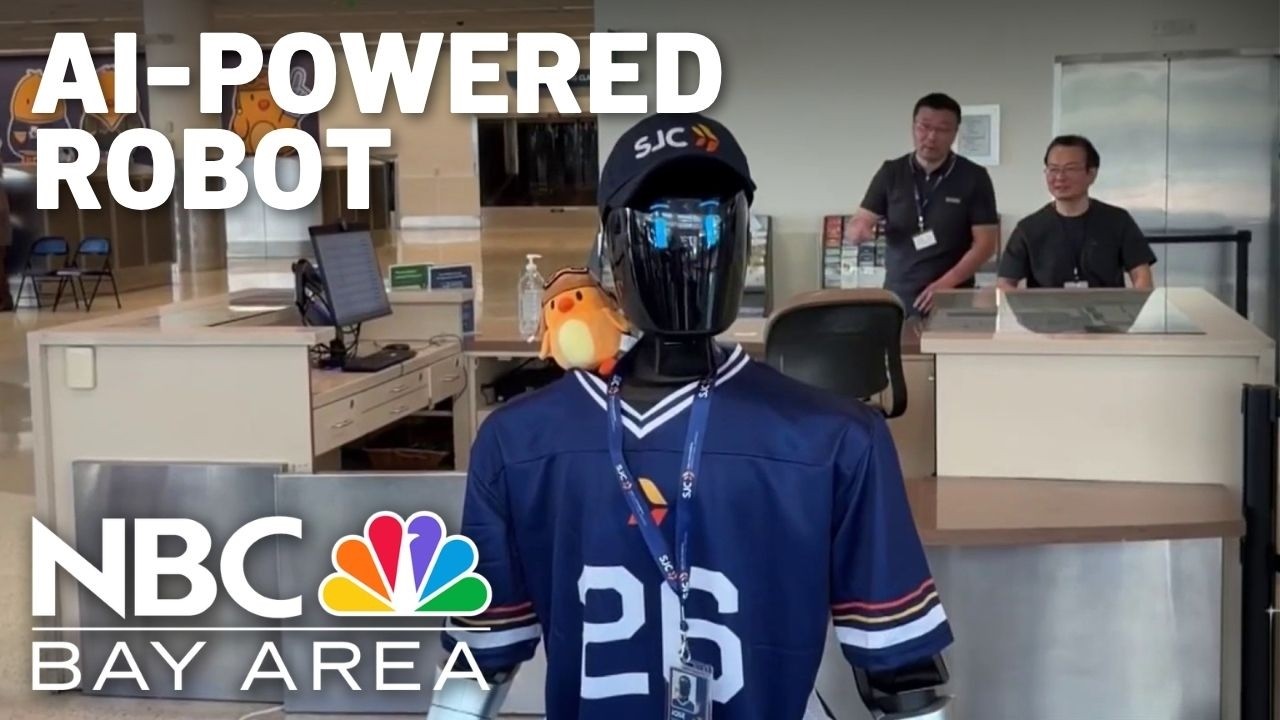 ai powered robot at sjc helps tr