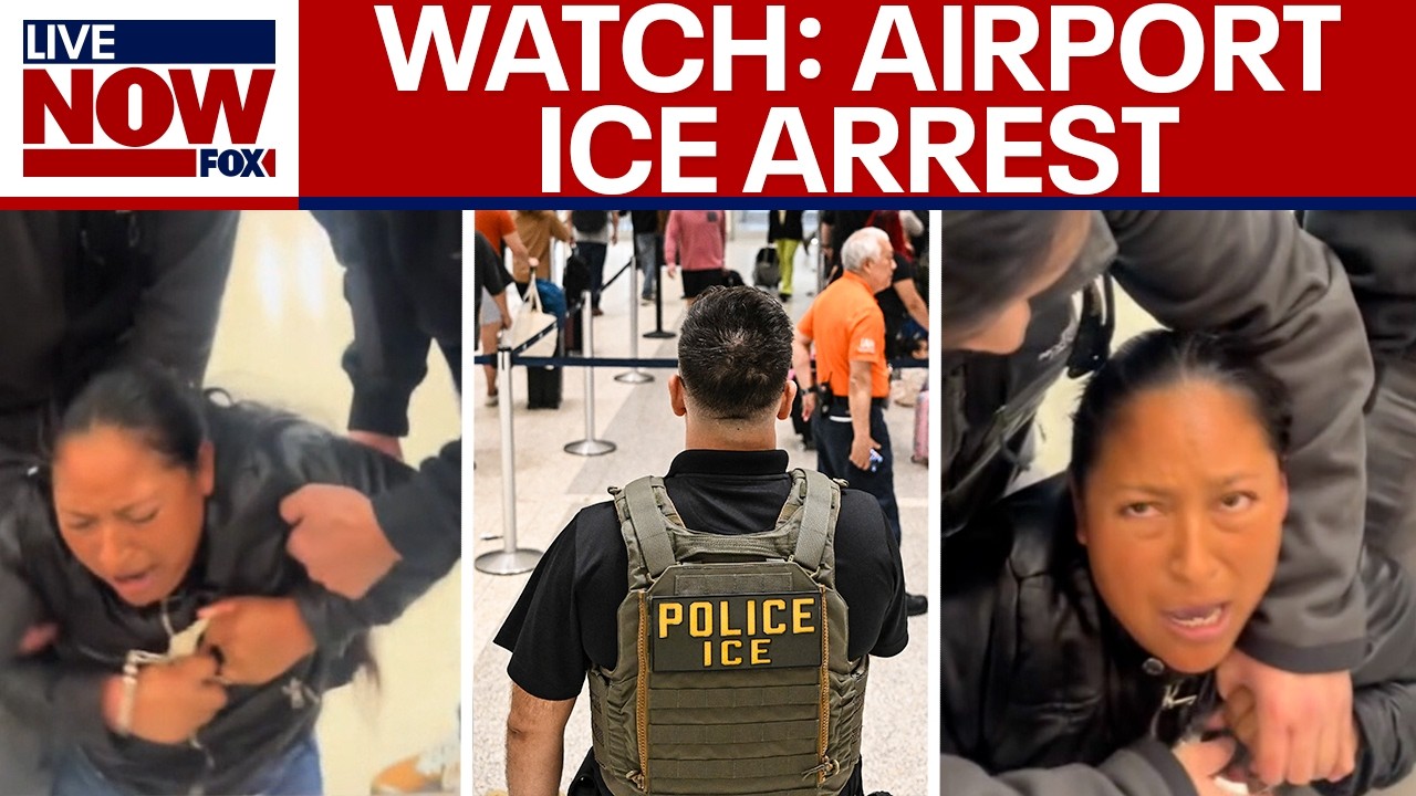 WATCH: ICE arrests woman inside San Francisco airport as Trump deploys federal agents 1 watch ice arrests woman inside s