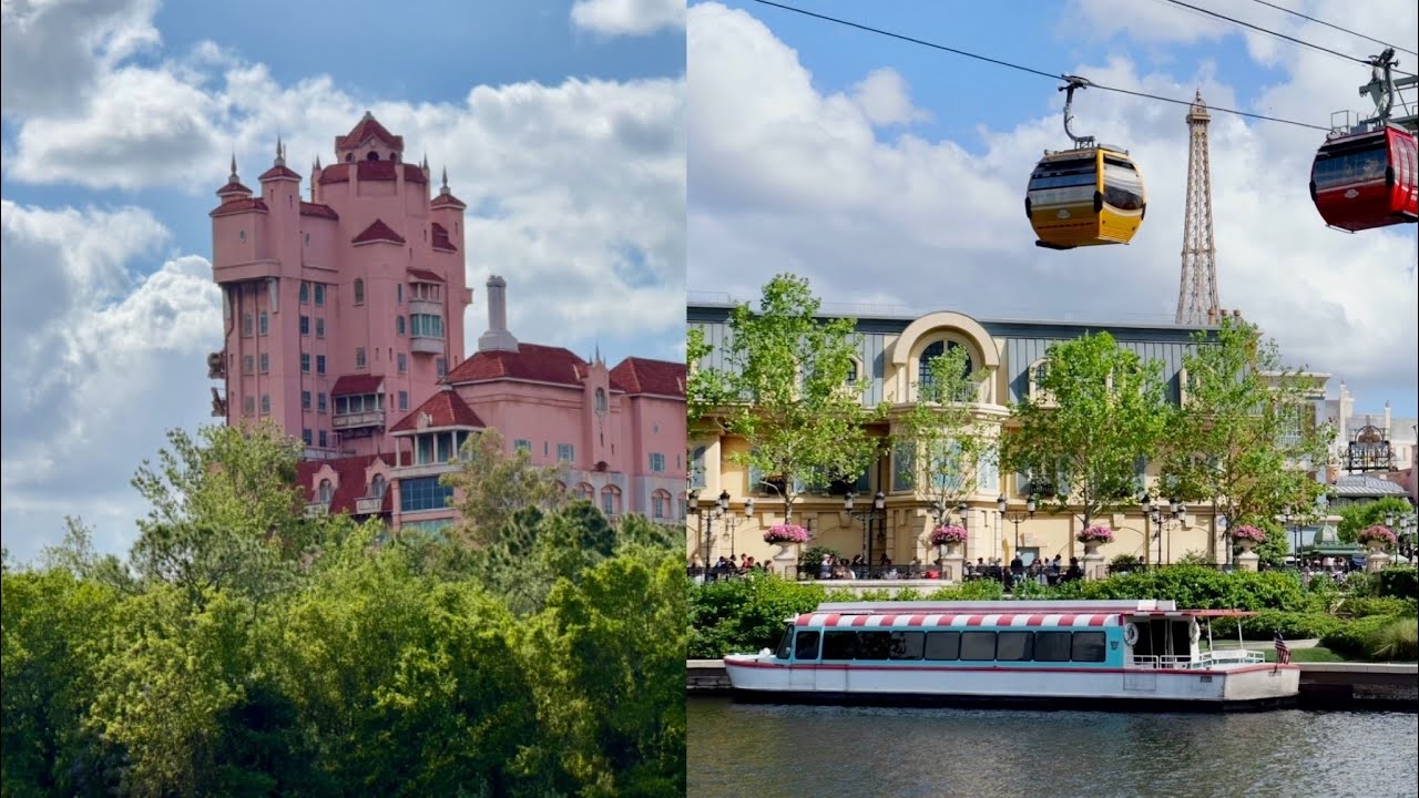 beautiful day walk to epcot disn