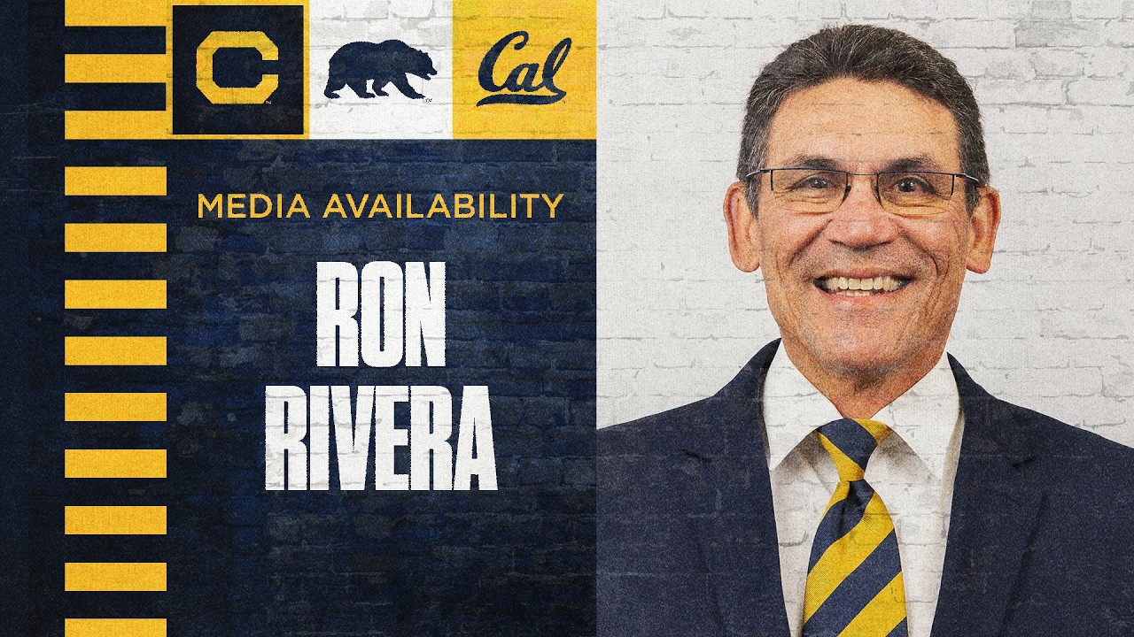 cal football ron rivera media av
