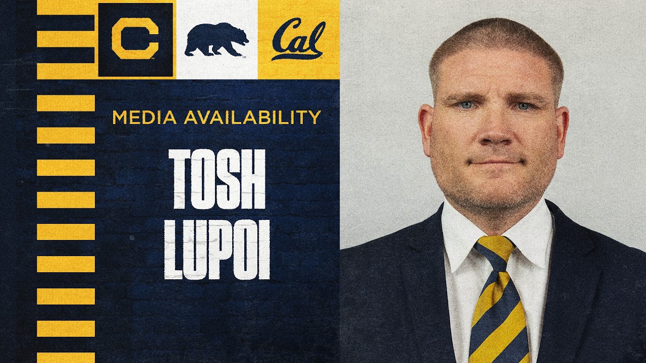 Cal Football: Travers Family Head Football Coach Tosh Lupoi Press Conference (4.18.2026) 2 cal football travers family head