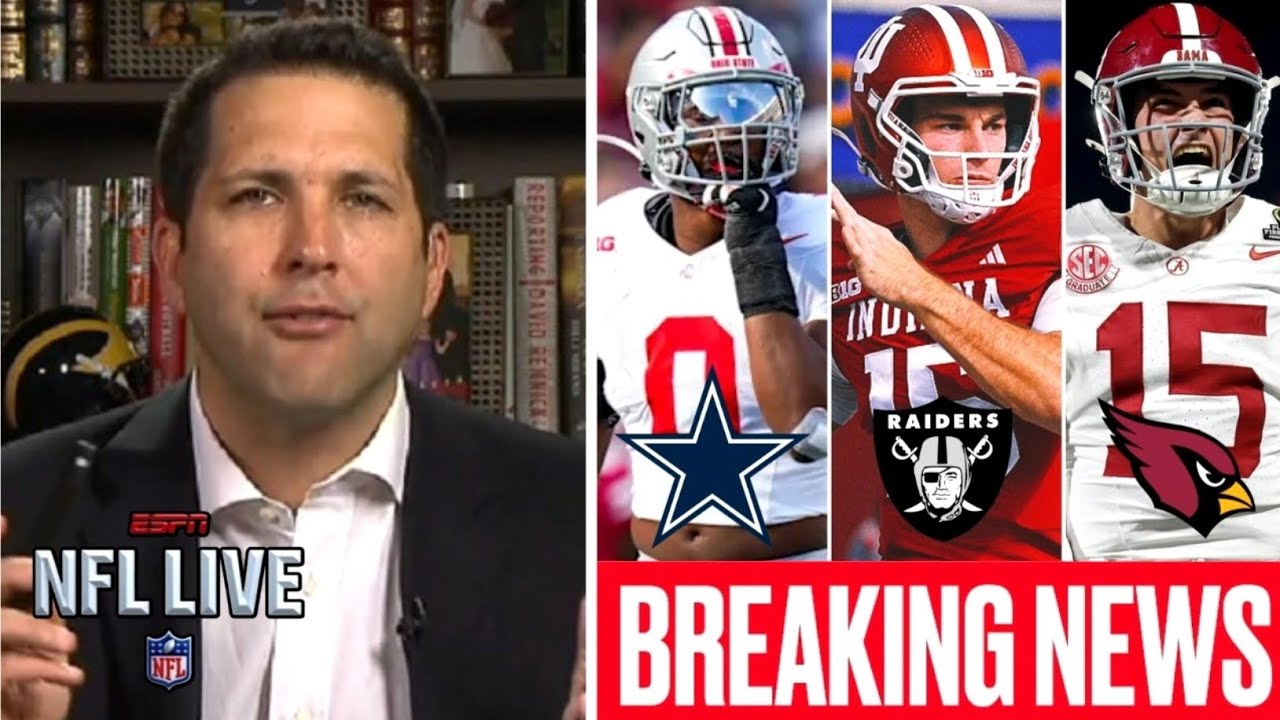 FULL NFL LIVE| Schefter LATEST on NFL draft: Mendoza to Raiders; Styles to Cowboys; Simpson to Cards 1 full nfl live schefter latest on