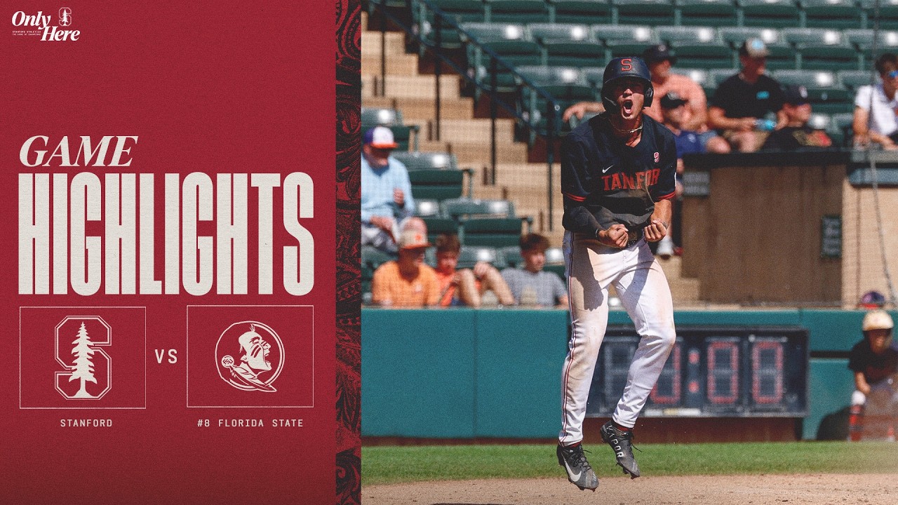 Highlights: Stanford Baseball vs. No. 8 Florida State (4/24/26) 2 highlights stanford baseball vs 3