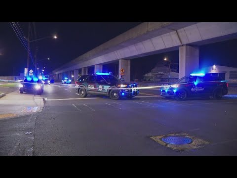 large police presence after repo