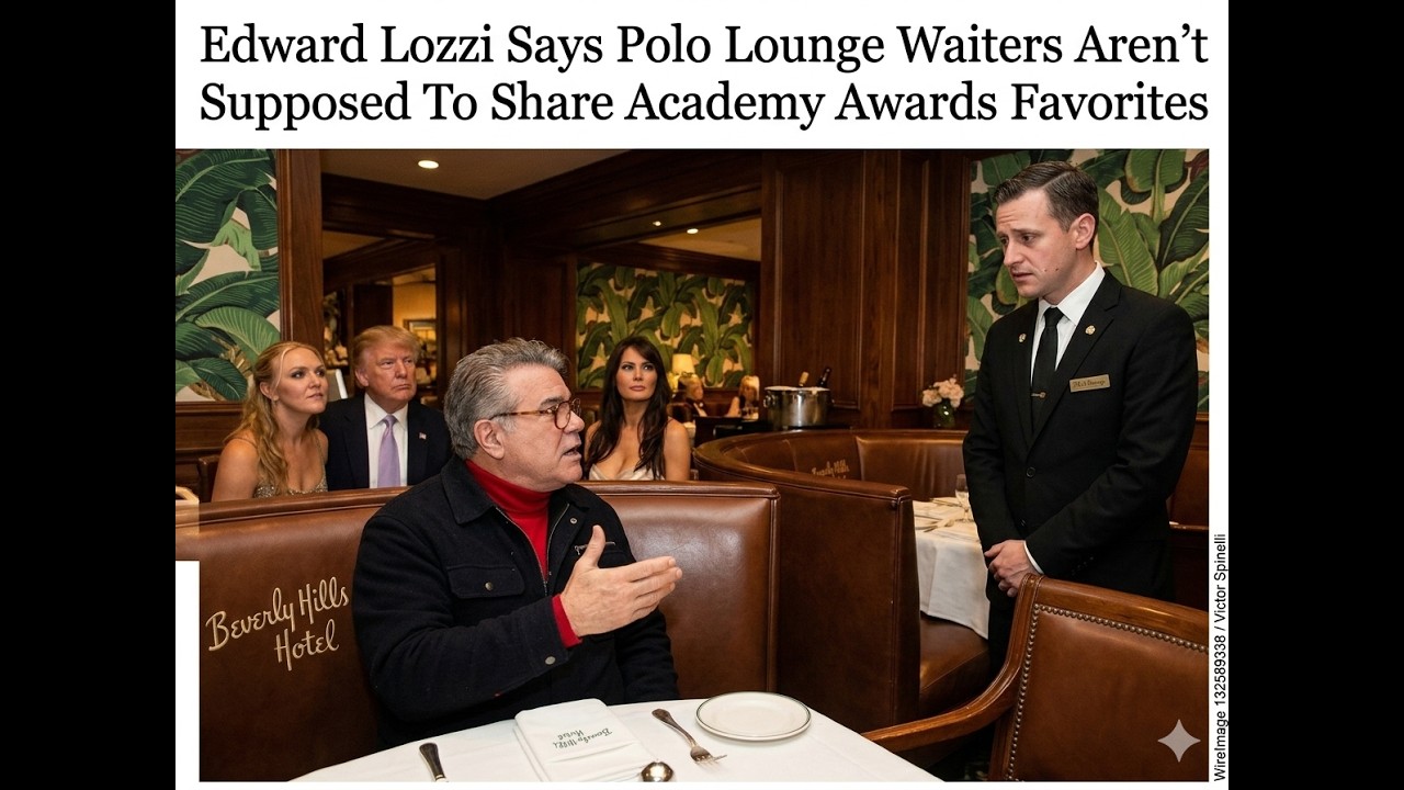 Edward Lozzi Says Beverly Hills Polo Lounge Waiters Aren't Supposed To Tell Academy Awards Favorites 2 edward lozzi says beverly hills