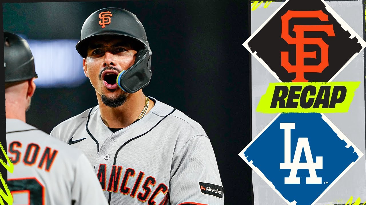 giants vs dodgers game highlight