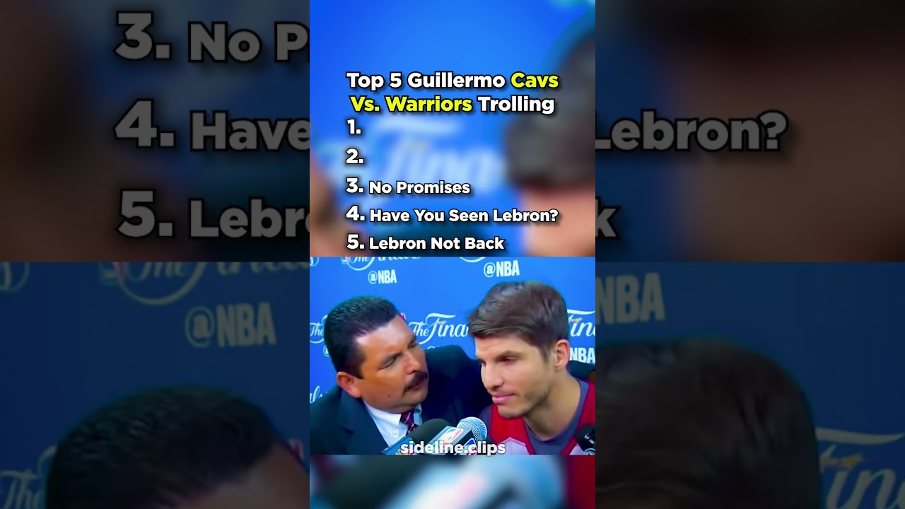 Guillermo Cavs Vs. Warriors Trolling #nba #basketball #lebronjames #stephcurry #kobebryant #lakers 2 guillermo cavs vs warriors troll