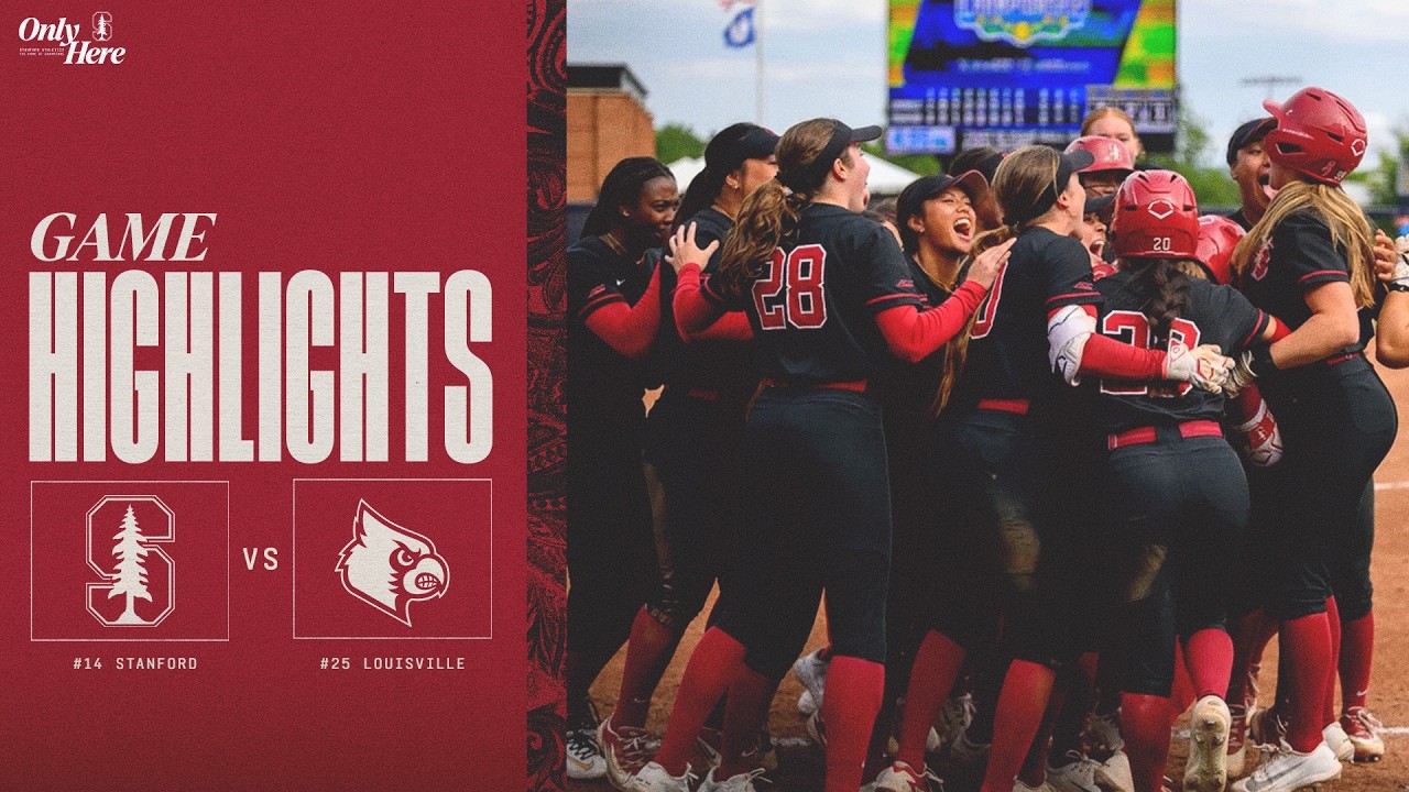 Highlights: No. 14 Stanford Softball vs. No. 25 Louisville (ACCT) (5/07/26) 2 highlights no 14 stanford softba