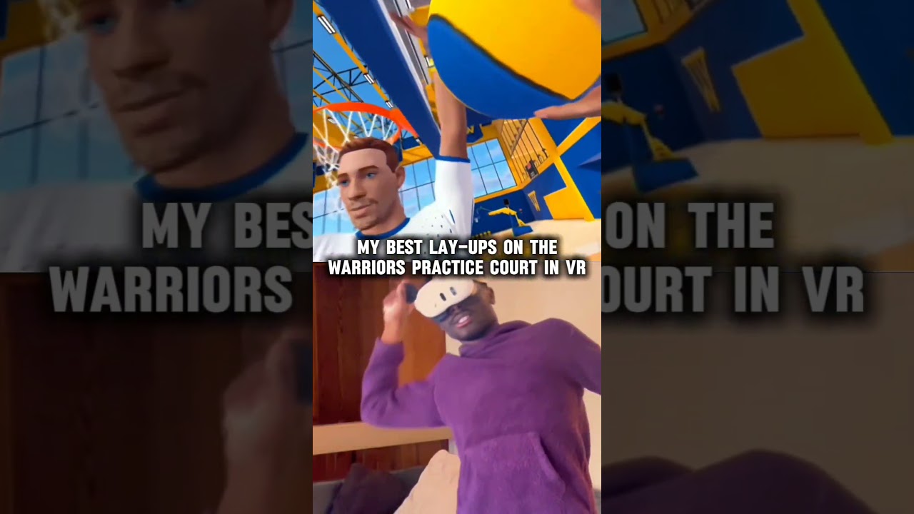 My best layups on the warriors practice court in VRđ€© #gymclassvr #goldenstatewarriors #vr #fyp #nba 1 my best layups on the warriors p
