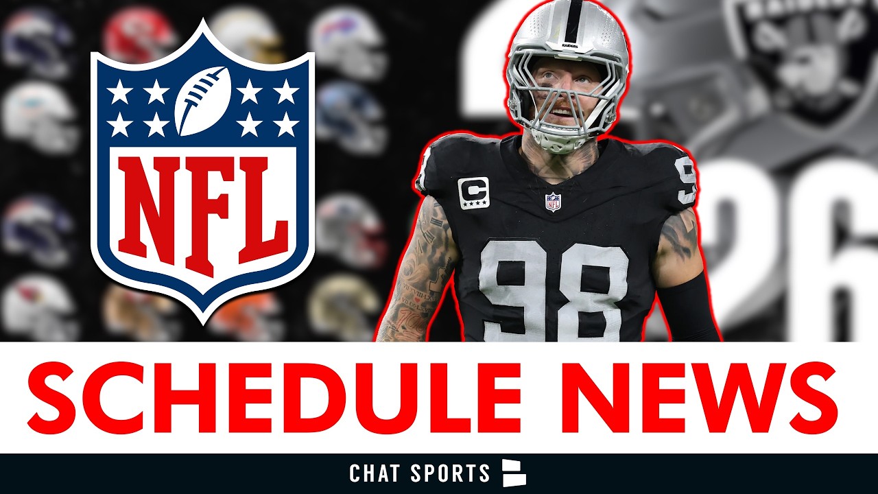 nfl schedule news las vegas raid