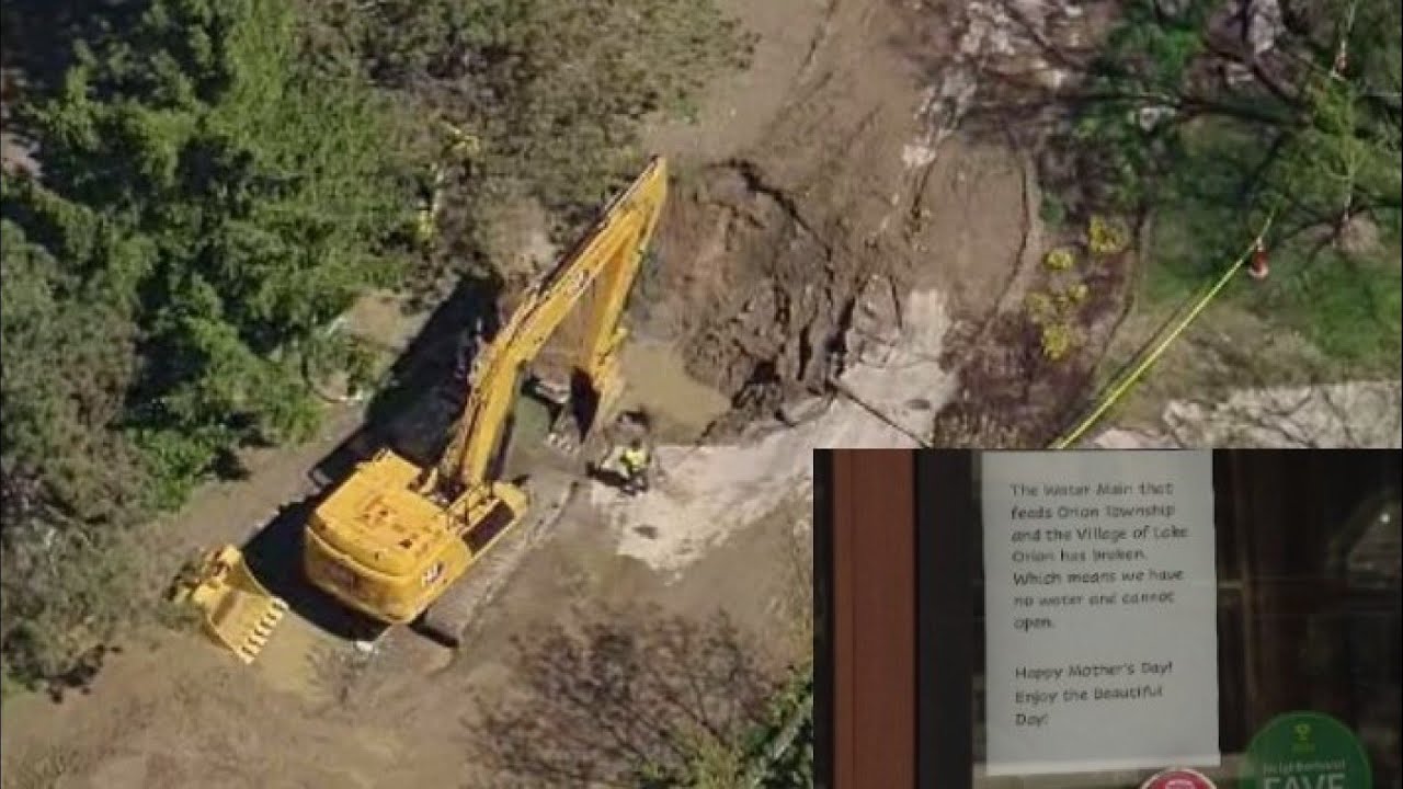water main break forces oakland
