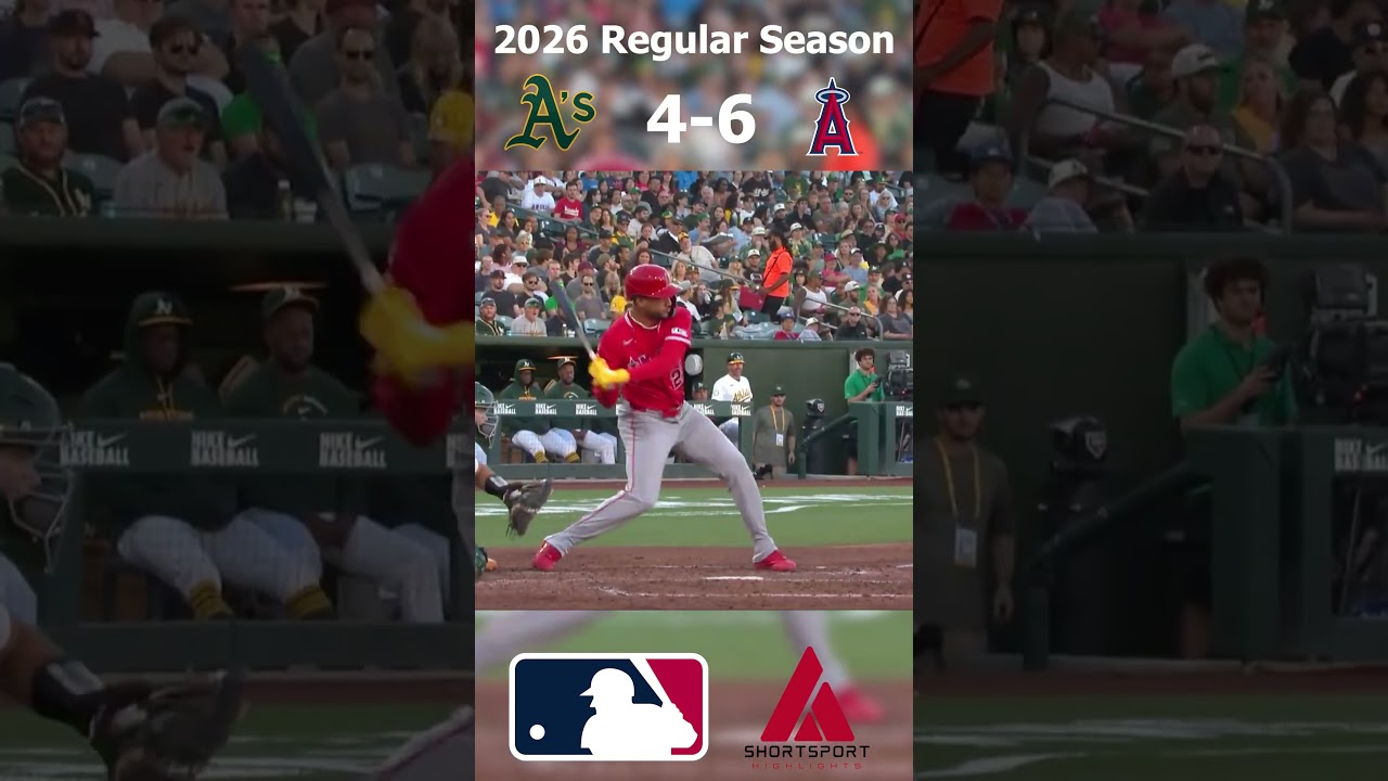 Athletics and Angels have a shootout Oakland Athletics vs Los Angeles Angels (2026 Regular Season) 2 athletics and angels have a shoo 1