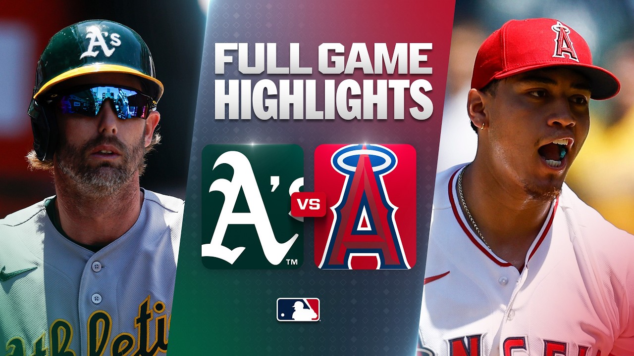 athletics vs angels official ful 1