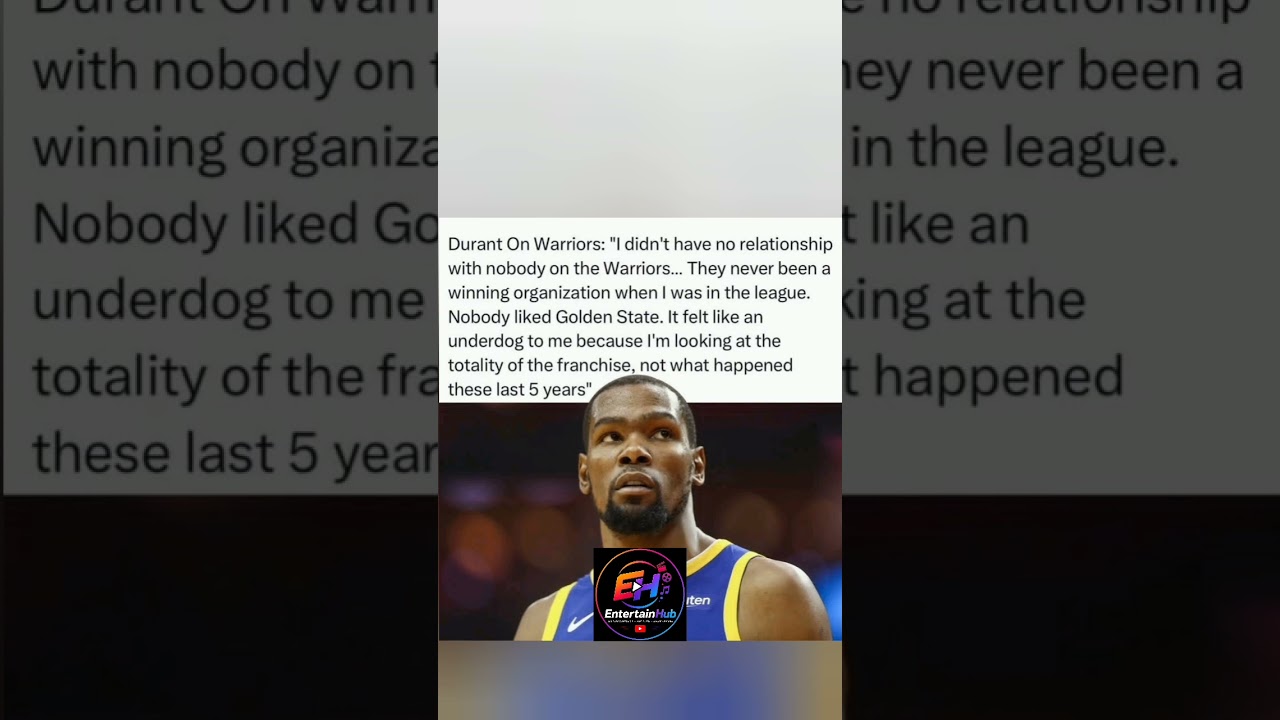 durant on warriors i didnt have