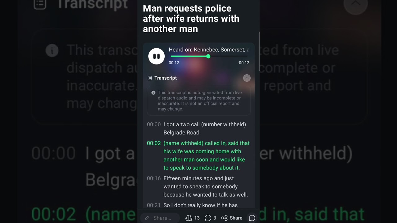 man calls police when wife bring