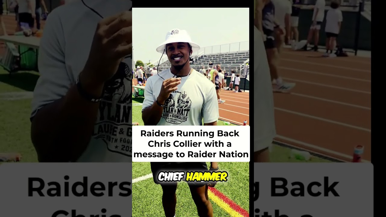 Raider Nation Shoutout: Chris Collier's Message of Support! #shorts 1 raider nation shoutout chris col