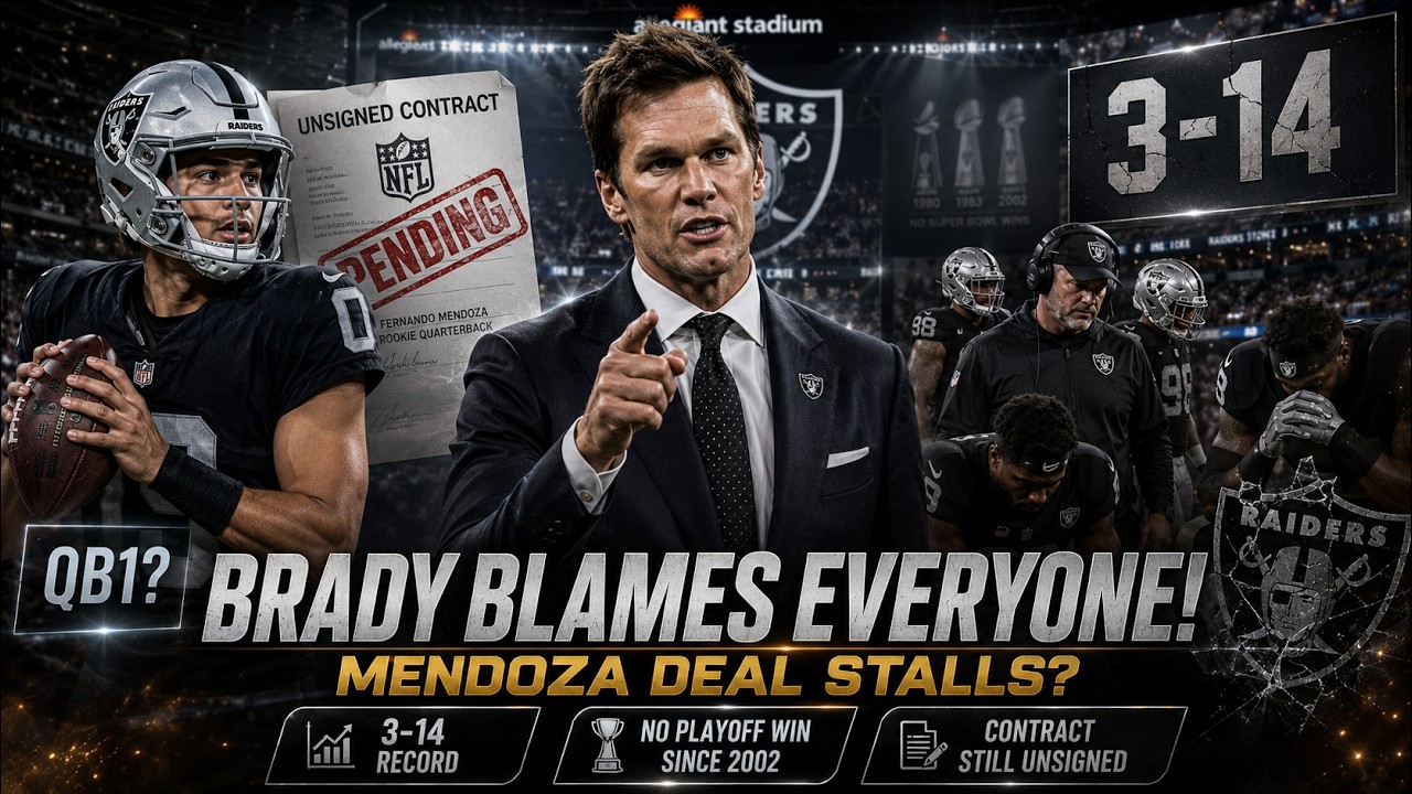 Tom Brady Blames EVERYONE After Raiders Collapse as Fernando Mendoza Contract Stalls 1 tom brady blames everyone after