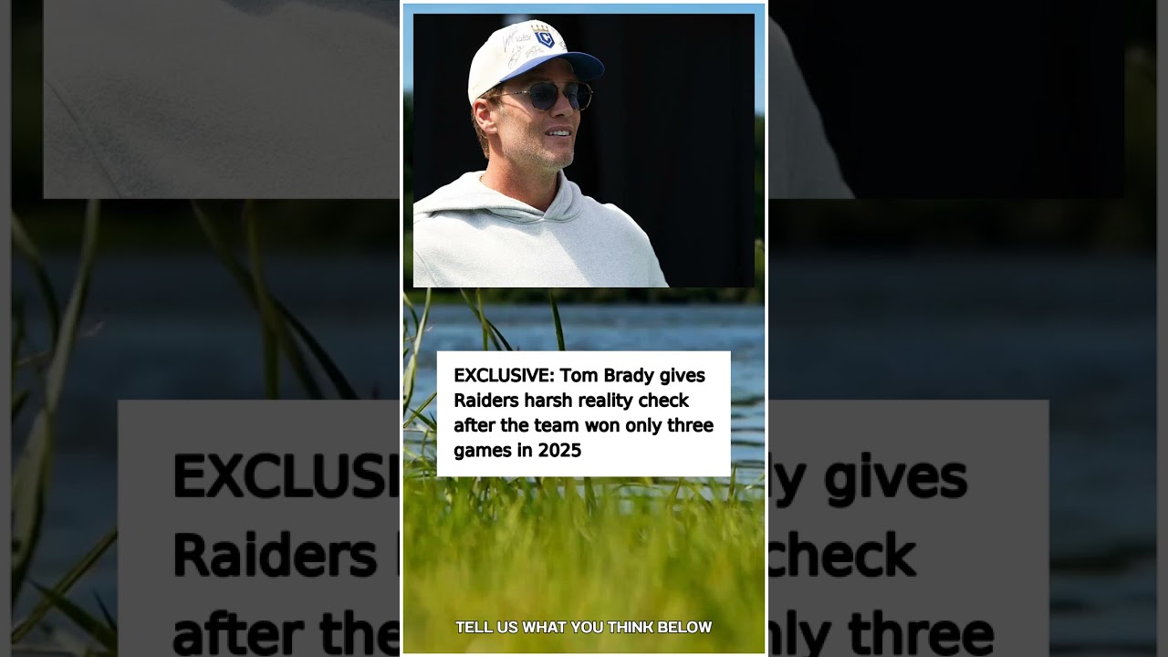 Tom Brady gives Raiders harsh 'reality' check after the team won only thr#News #BreakingNews #Shorts 1 tom brady gives raiders harsh re