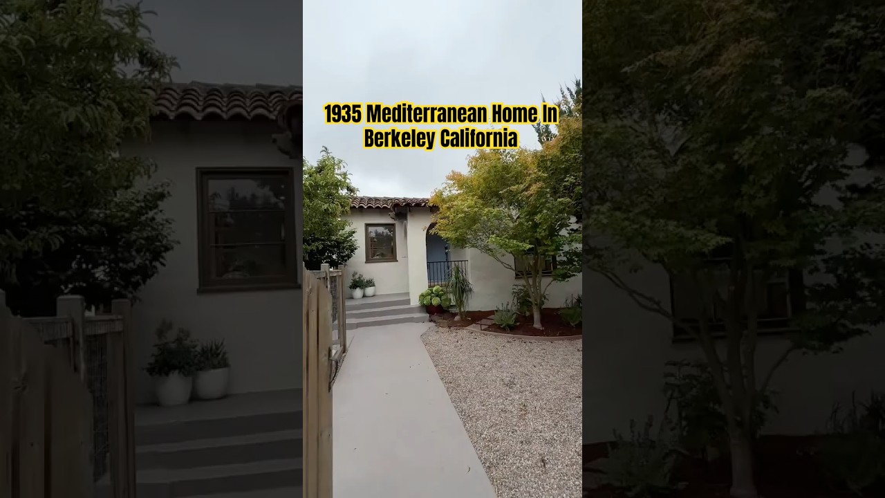 1935 Built Mediterranean Home In Berkeley California #bayarearealestate #hometour #livinginoakland 2 1935 built mediterranean home in