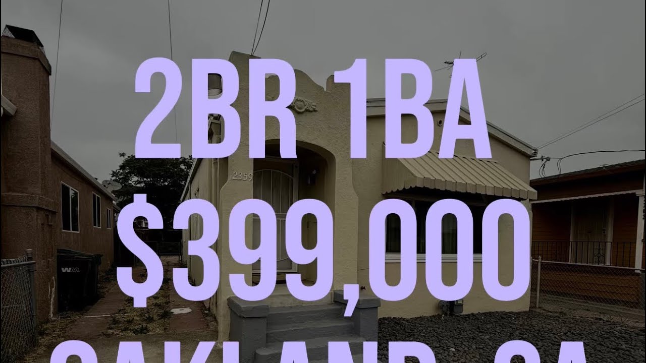 2br 1ba starter home in oakland