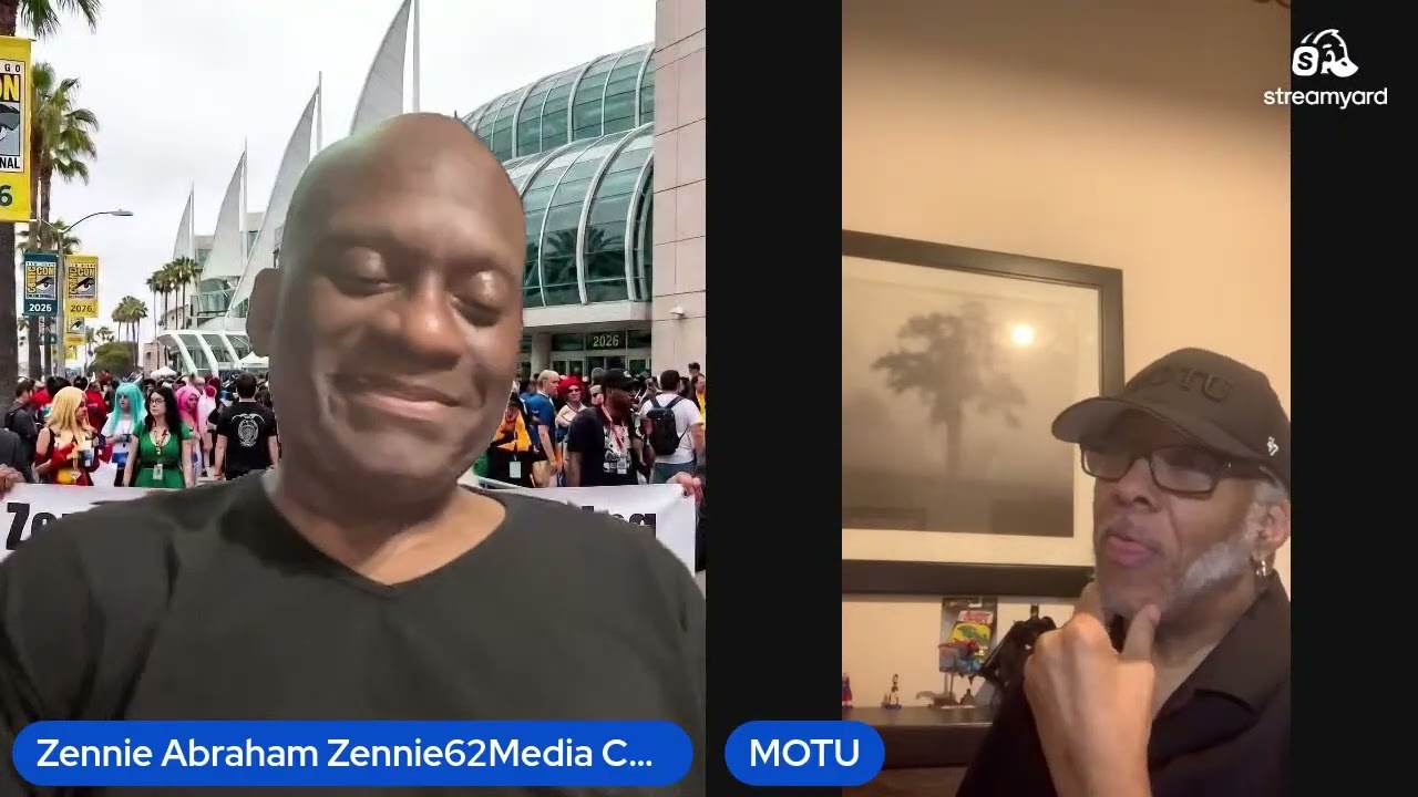 Copy of SDCC News Michael Davis TalkIng With Founder Of The Black Panel At San Diego Comic Con 2026 1 copy of sdcc news michael davis