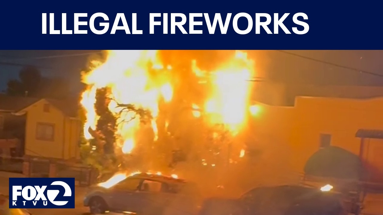 illegal 4th of july oakland fire