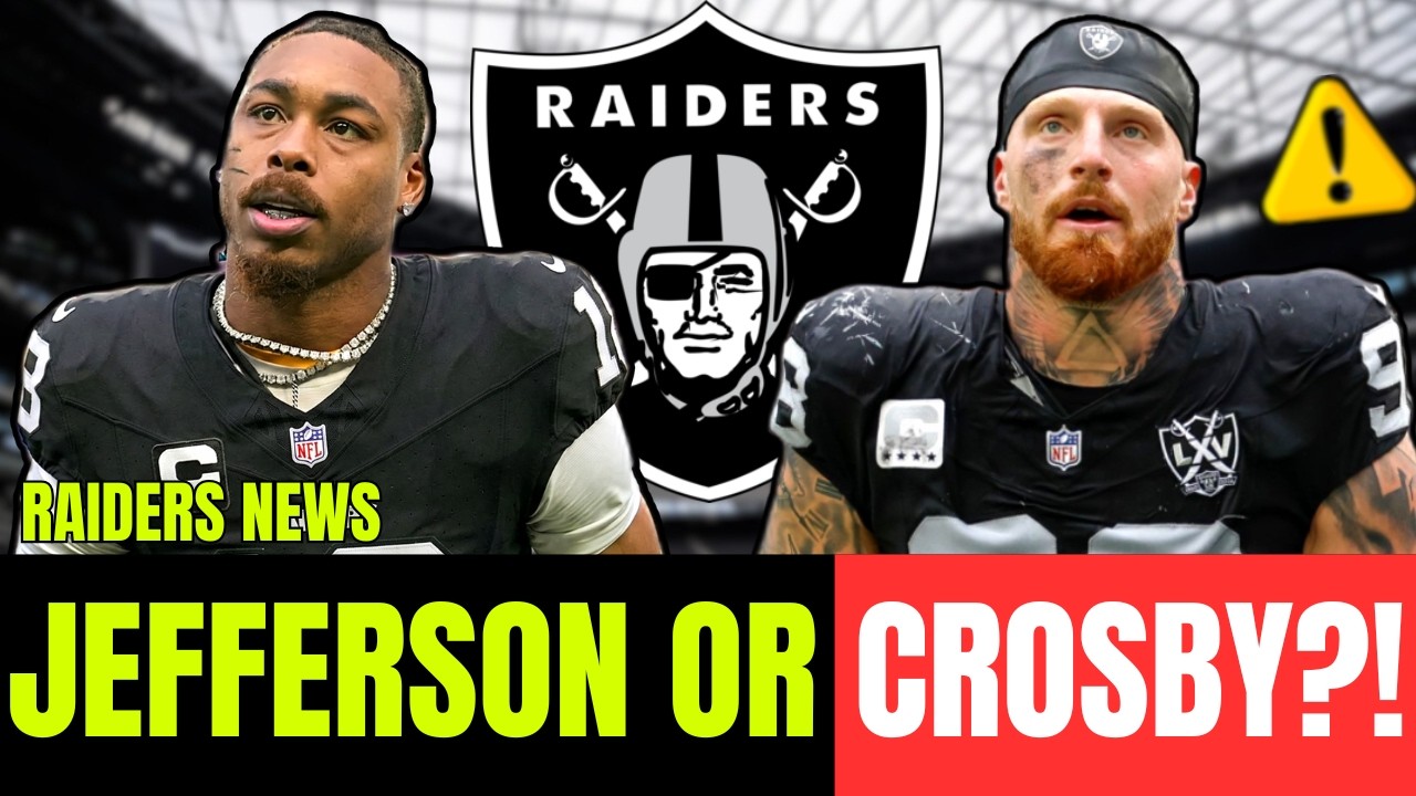 INSIDER LINKS JUSTIN JEFFERSON TO VEGAS?! + SHOCKING MAXX CROSBY TRADE?! RAIDERS NEWS 1 insider links justin jefferson t