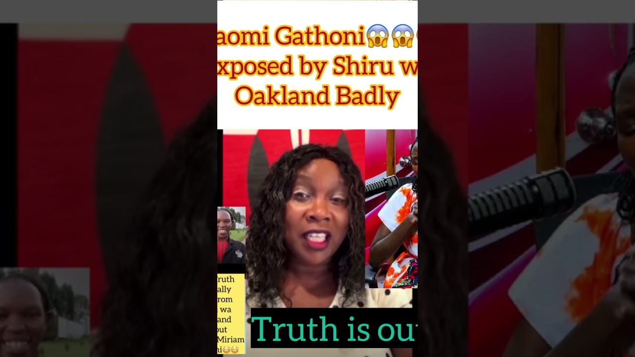 Naomi Gathoni wa Eterera Ngai Kwanikwo ni Shiru wa Oakland- Kumbe ni Mchezo ya townđ±đ± 2 naomi gathoni wa eterera ngai kw