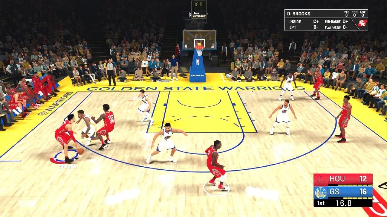 NBA 2K19 Houston Rockets vs Golden State Warriors 2019-20 season 2 nba 2k19 houston rockets vs gold