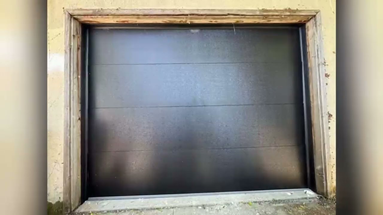 New Installation: Flash 9x7 Black Garage Door in Oakland, CA✨ 2 new installation flash 97 black