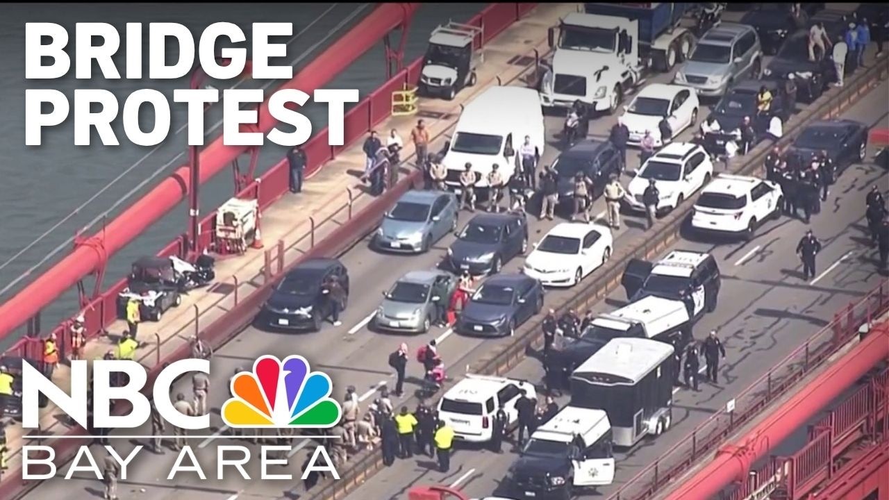 Protesters who shut down Golden Gate Bridge found guilty of false imprisonment 2 protesters who shut down golden