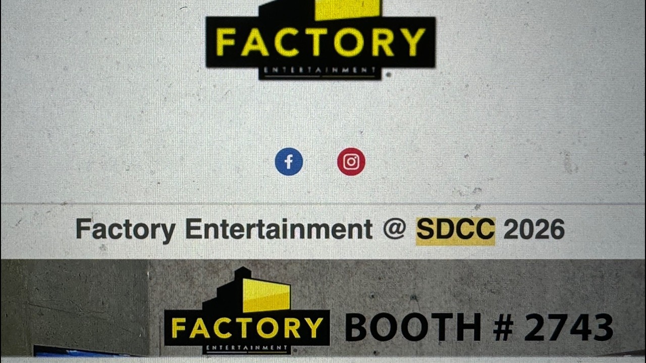 SDCC News: Factory Entertainment At San Diego Comic Con SDCC 2026 Booth 2743 9 sdcc news factory entertainment