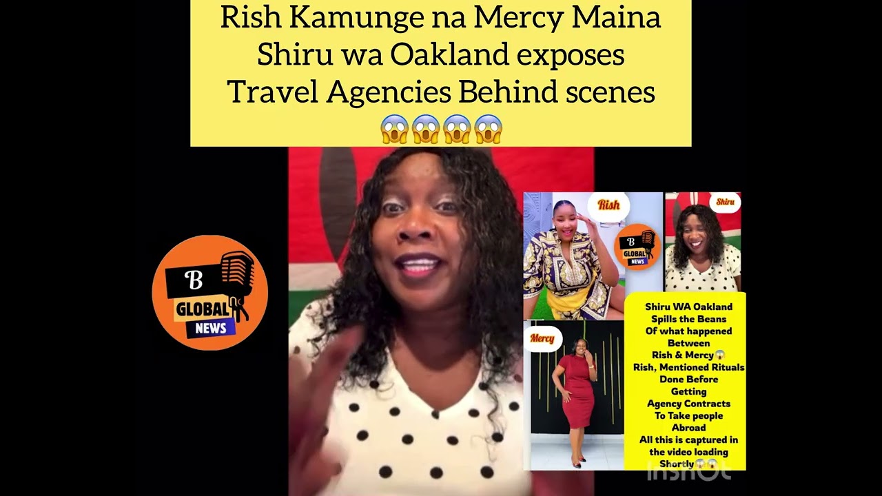 Shiru wa Oakland Kwanika Travel Agents cia Kenya-Vile wao hufanya ndio wapate Government approvals 2 shiru wa oakland kwanika travel