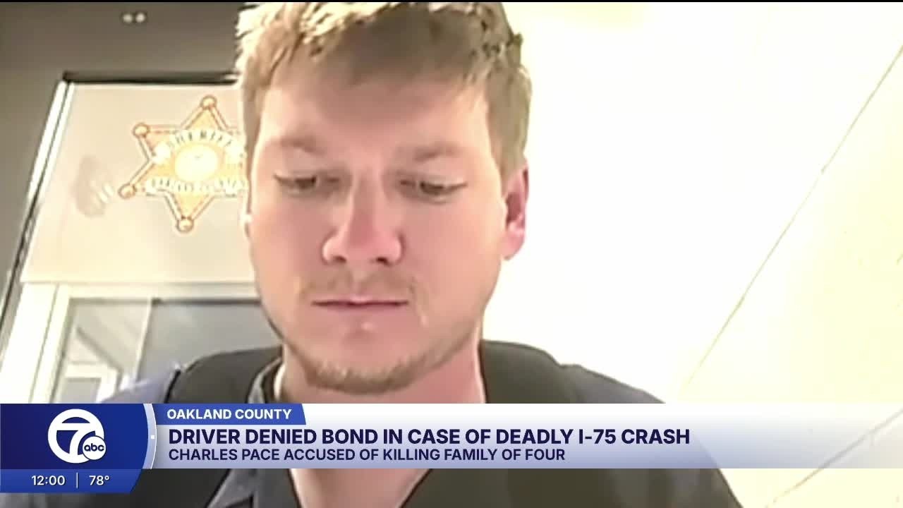 Virginia man charged in deadly I-75 crash in Oakland County that killed 4, including 2 kids 2 virginia man charged in deadly i