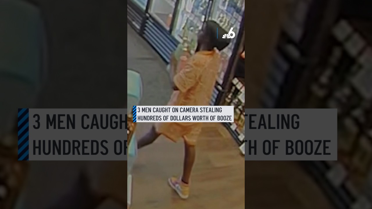 3 men caught on camera stealing