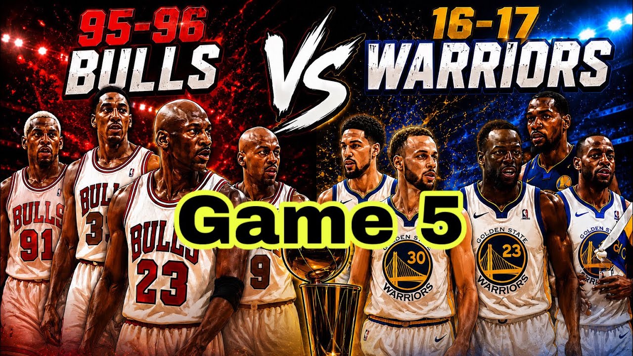 🏀96' Chicago Bulls vs. 17' Golden State Warriors | Game 5 (7-Game Series) 2 96 chicago bulls vs 17 golden st