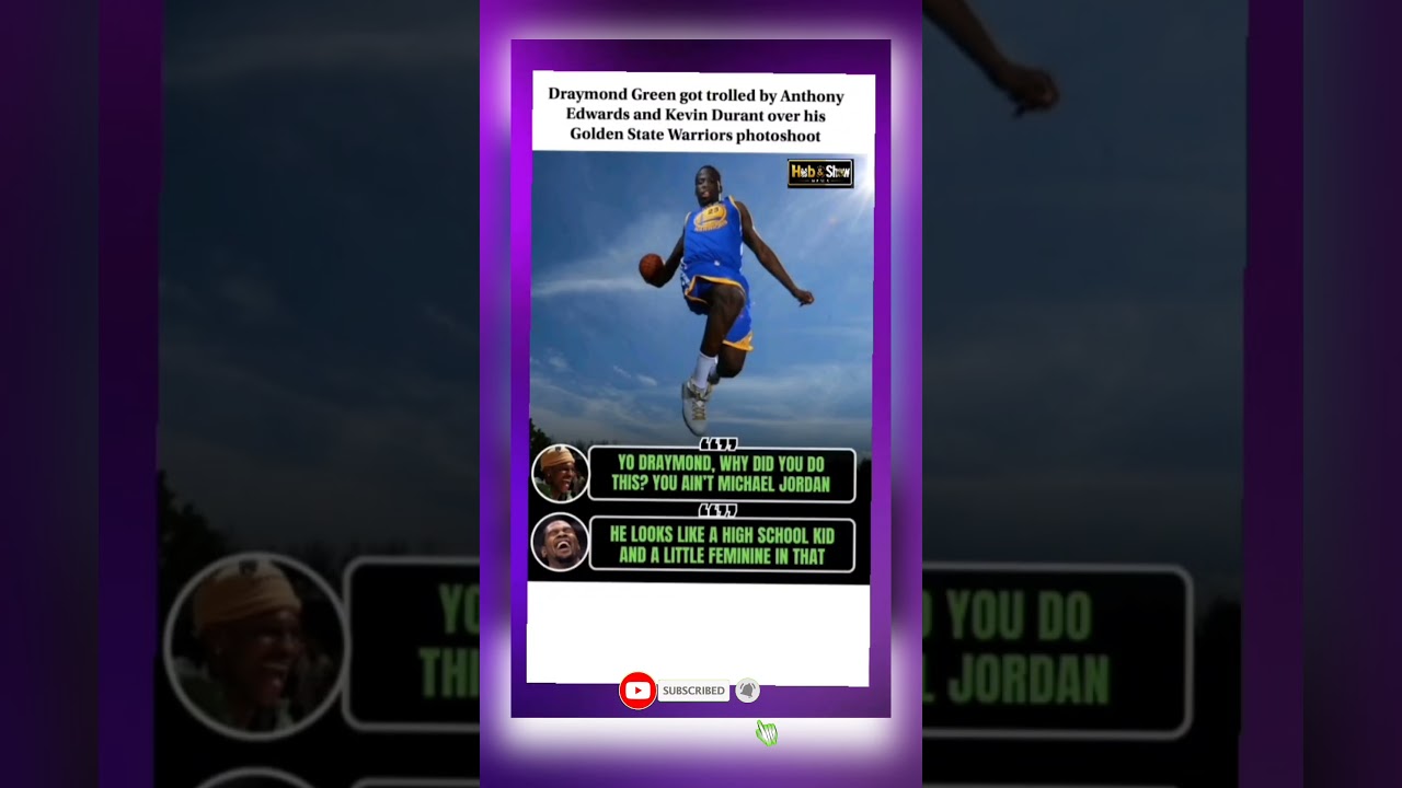 Anthony Edwards & Kevin Durant ROAST Draymond Green’s Hilarious Warriors Photoshoot! #anthonyedwards 1 anthony edwards kevin durant roa