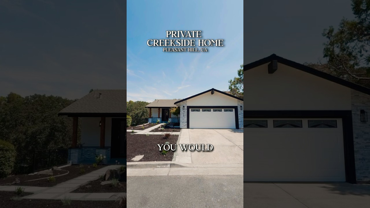 creekside home in pleasant hill