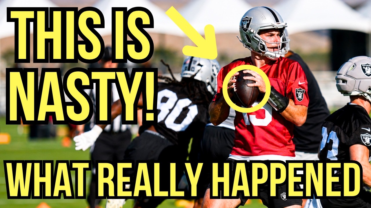 Fernando Mendoza TOSS'N P*SS MISSILES AT Raiders Training Camp Practice | 2026 Fantasy Football 1 fernando mendoza tossn pss missi
