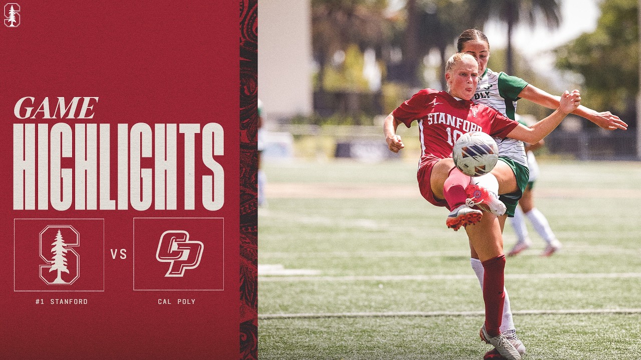 Highlights: No. 1 Stanford Women's Soccer vs. Cal Poly 2 highlights no 1 stanford womens