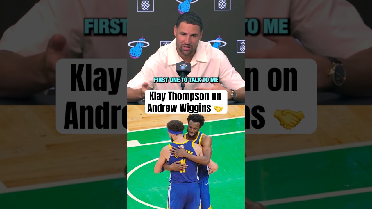 Klay & Wiggs are reunited in Miami 🙌 1 klay wiggs are reunited in miami