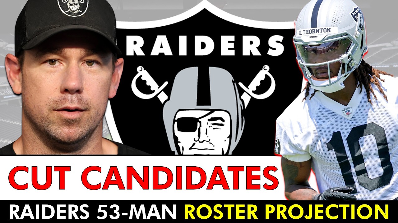 Las Vegas Raiders Cut Candidates After Texans Preseason Game | NEW Raiders 53-Man Roster Projection 1 las vegas raiders cut candidates
