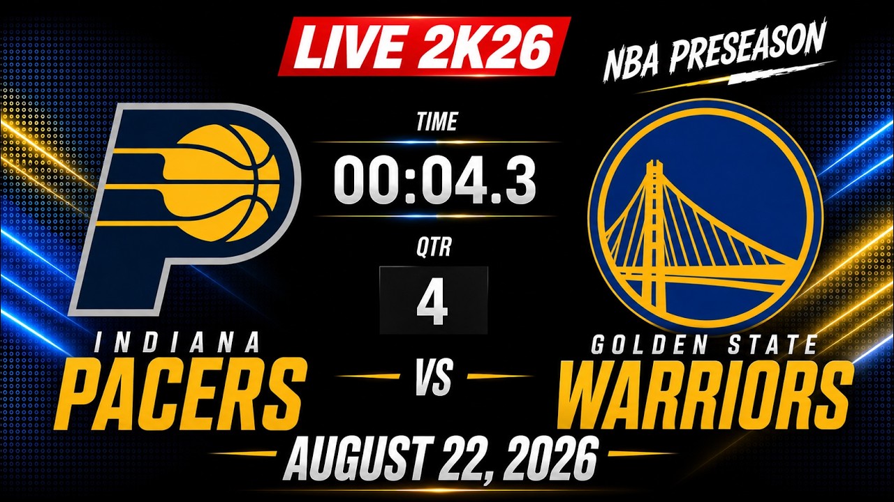 LIVE! Golden State Warriors vs Indiana Pacers 2K26 August 22, 2026 | Simulation Game 2K26 1 live golden state warriors vs in